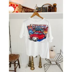 Vintage Single Stitch 50th Anniversary Ford V8 T-Shirt XL